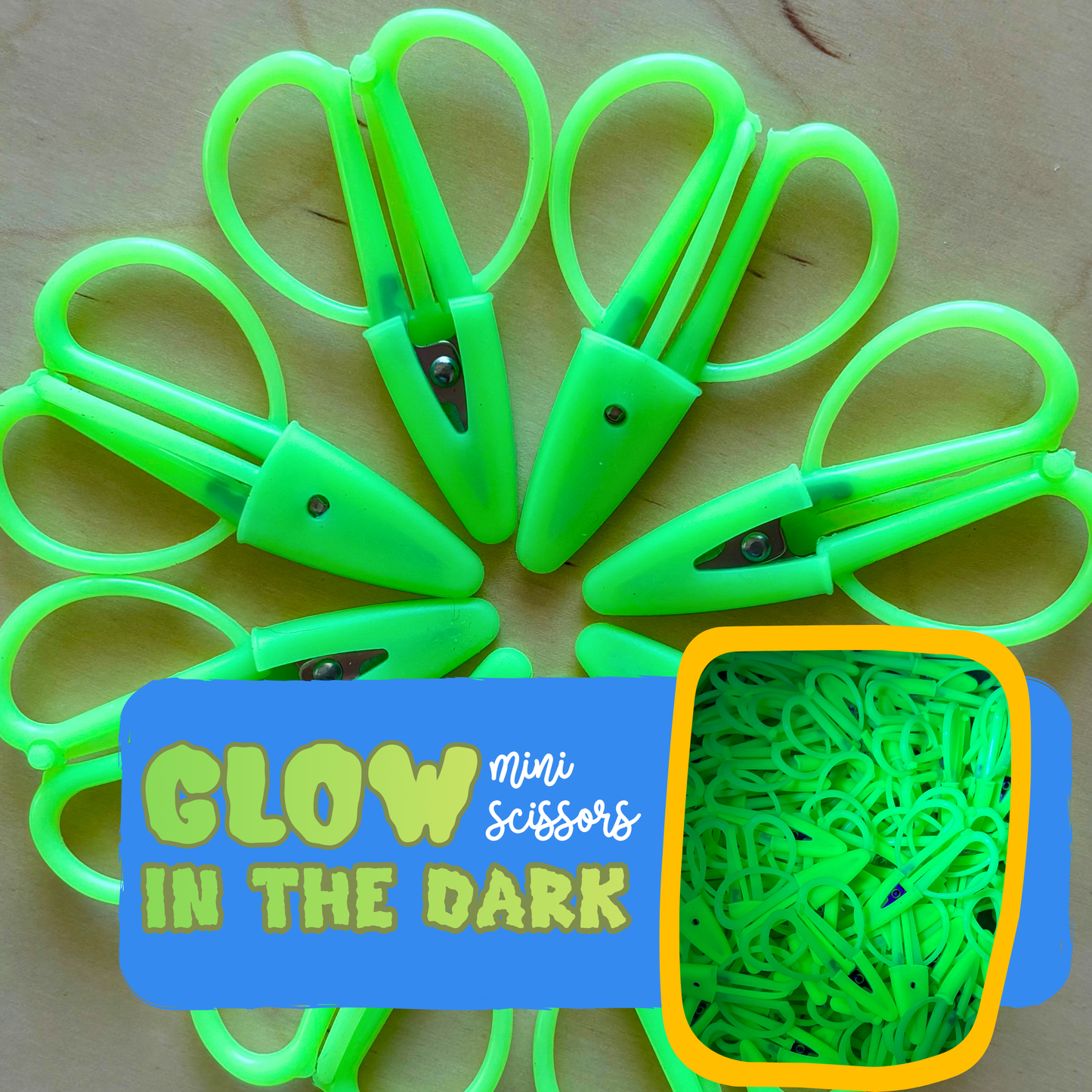 Mini Scissors - Pastel - for Knitting Crochet Sewing etc