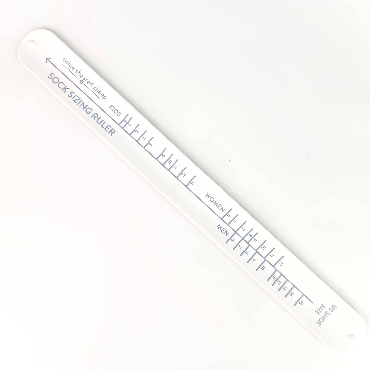 Sock Sizing Ruler