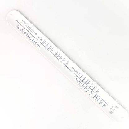 Sock Sizing Ruler