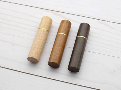 Wooden Darning Needle and Storage Case