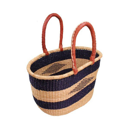 African Bolga Basket: Large Oval