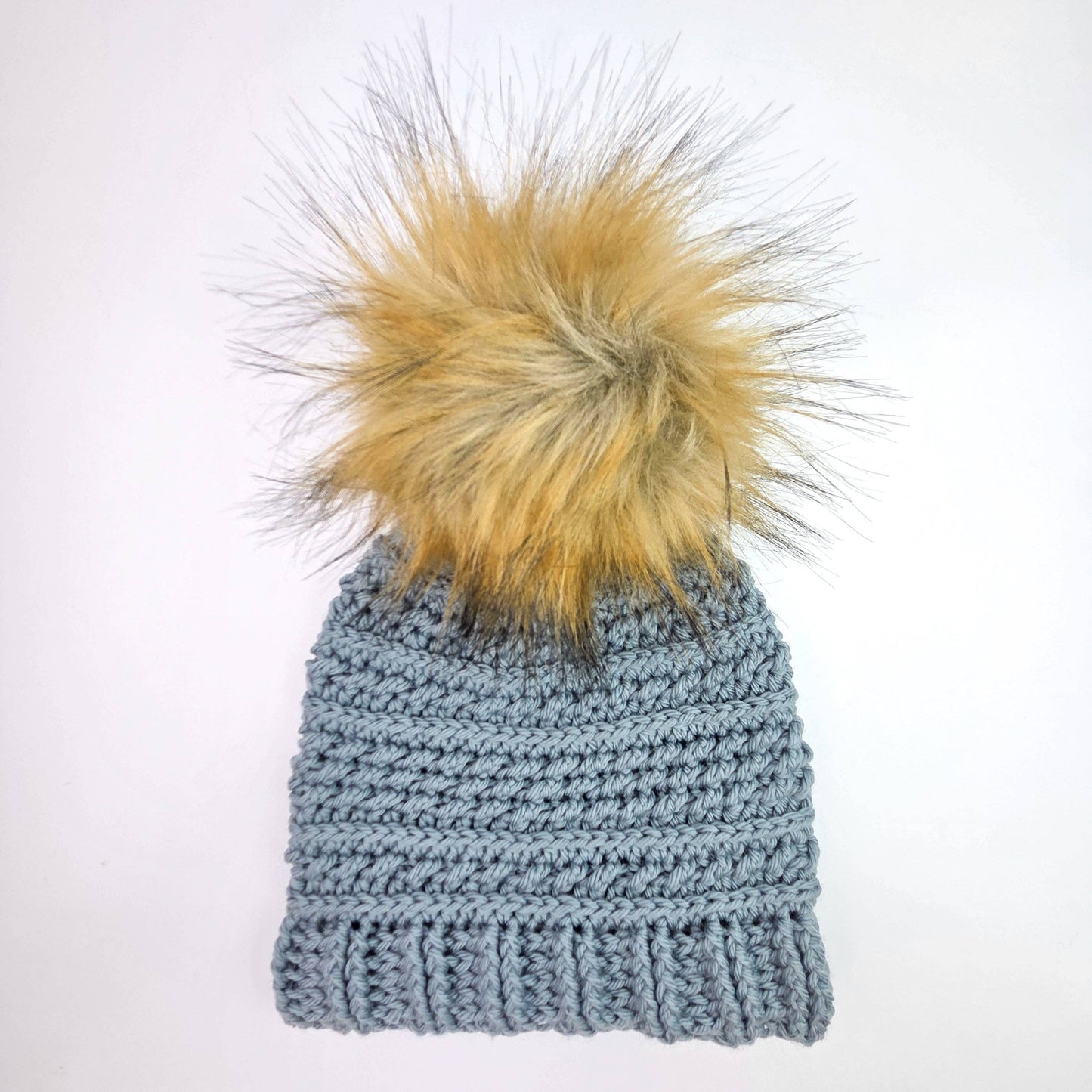 6" (15cm) Faux Fur Pom Pom: Sable