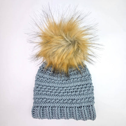 6" (15cm) Faux Fur Pom Pom: Sable