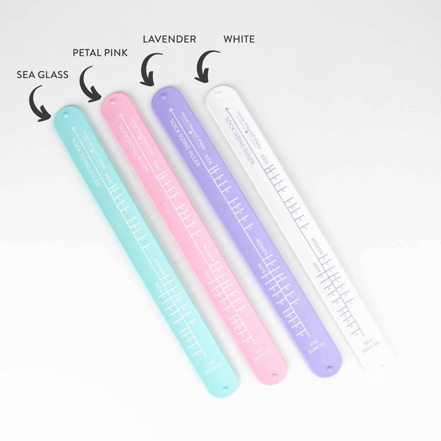 Sock Sizing Ruler