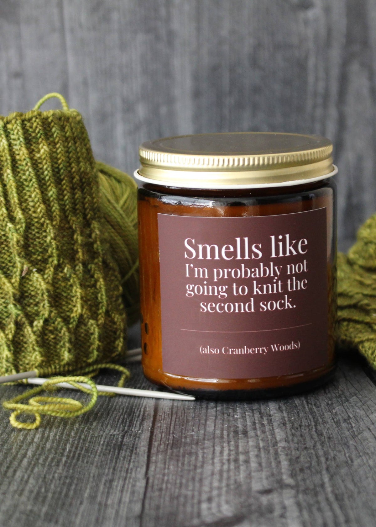 Hand-poured Coconut Soy Wax Candles For Knitters
