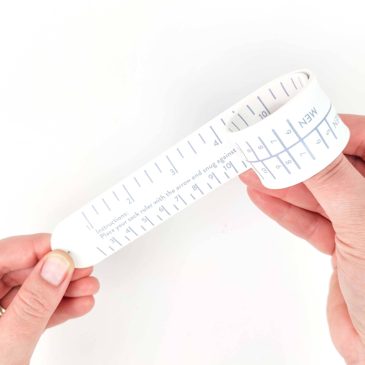 Sock Sizing Ruler