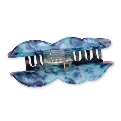Blue Yarn Skein Hair Claw Clip