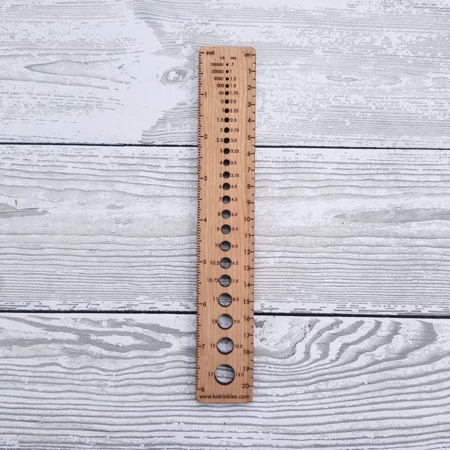8" Needle Gauge Ruler
