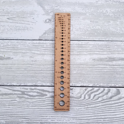 8" Needle Gauge Ruler