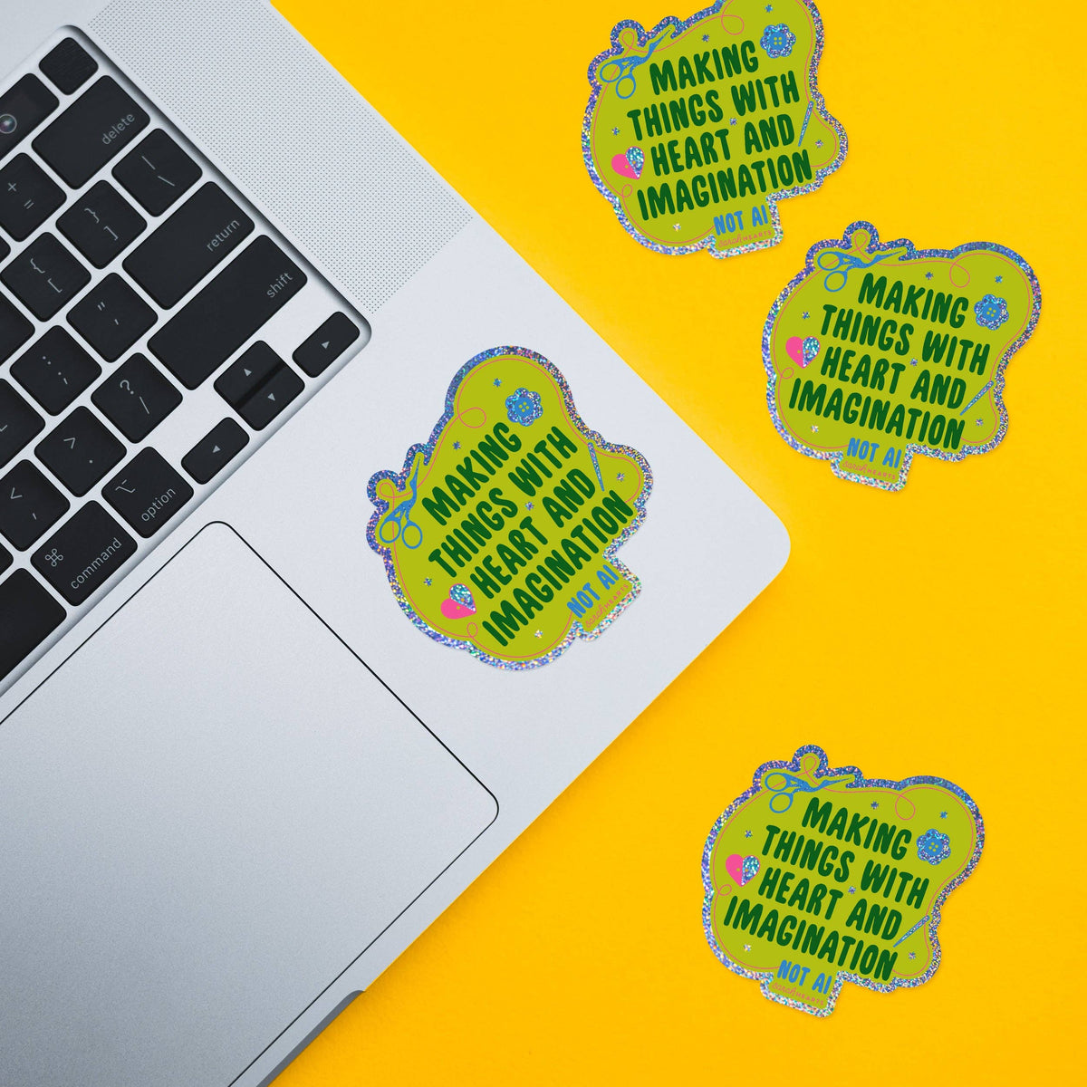 Making with Heart and Imagination Sticker