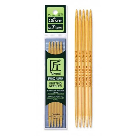 5" Bamboo Double Point Needles